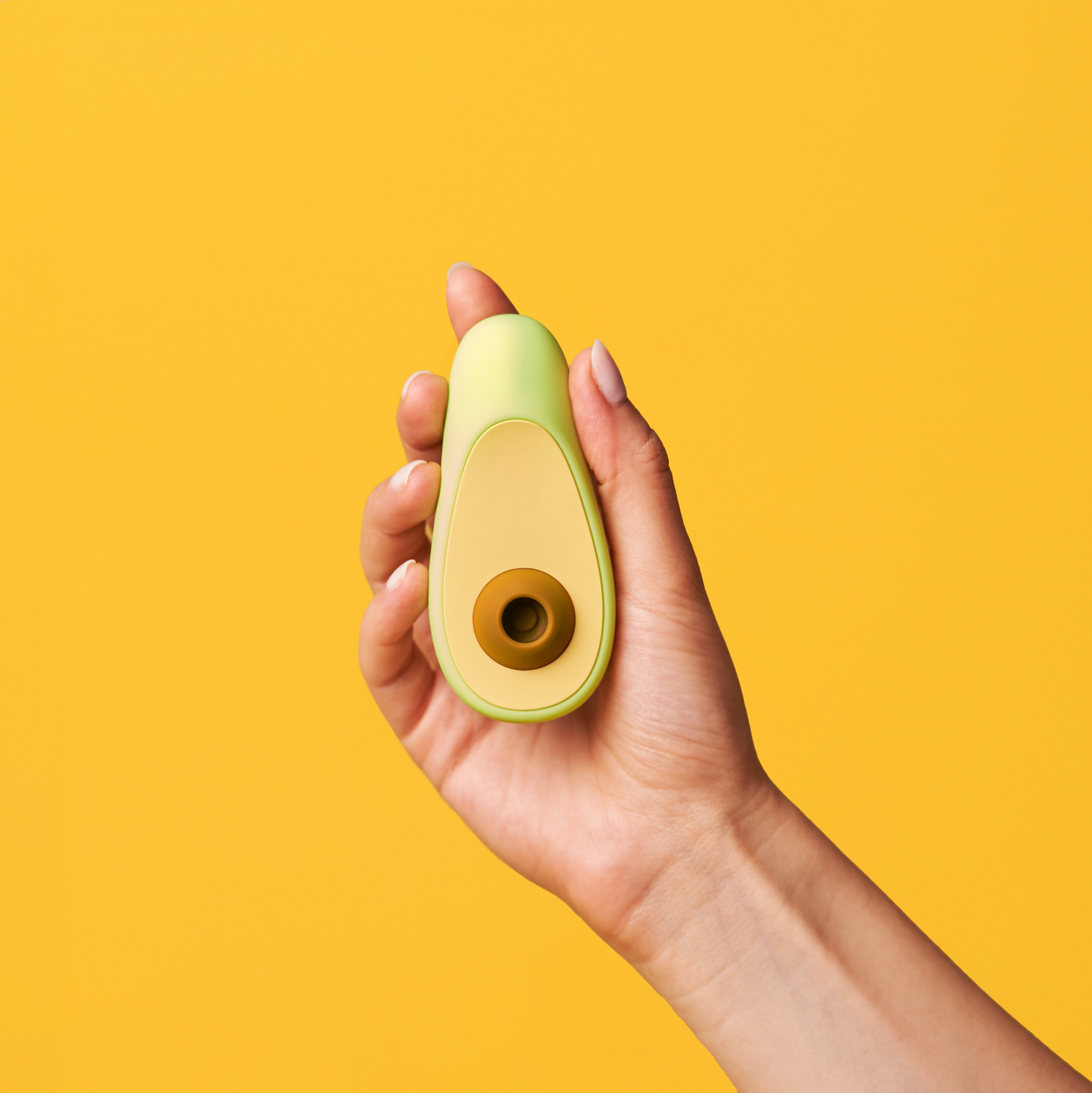 Avocado vibrator — detail shot